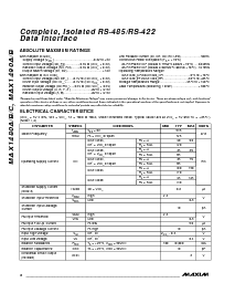 浏览型号MAX1490A的Datasheet PDF文件第2页