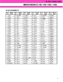 浏览型号MB8516S064CZ-102L的Datasheet PDF文件第3页