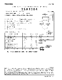 浏览型号2SA1384的Datasheet PDF文件第1页
