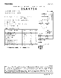 浏览型号2SA1734的Datasheet PDF文件第1页