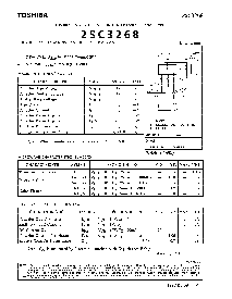 浏览型号2SC3268的Datasheet PDF文件第1页