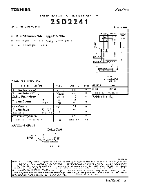 浏览型号2SD2241的Datasheet PDF文件第1页