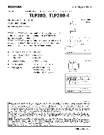 浏览型号TLP280-4的Datasheet PDF文件第1页