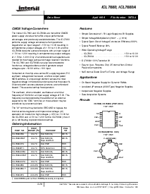 浏览型号ICL7660的Datasheet PDF文件第1页