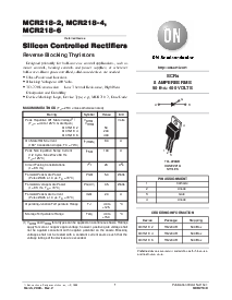 浏览型号MCR218-4的Datasheet PDF文件第1页
