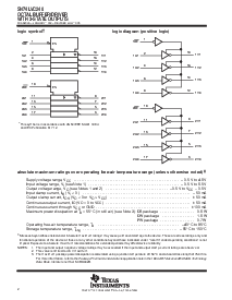 浏览型号SN74LVC240的Datasheet PDF文件第2页