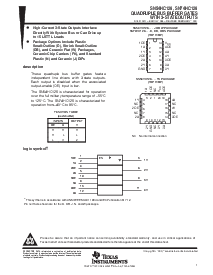 浏览型号SN74HC126的Datasheet PDF文件第1页
