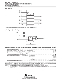 浏览型号SN74HC374的Datasheet PDF文件第2页