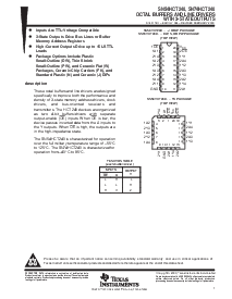 浏览型号SN74HCT240的Datasheet PDF文件第1页