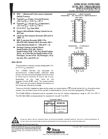 浏览型号SN74LV245A的Datasheet PDF文件第1页