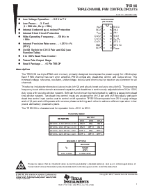 浏览型号TPS5100的Datasheet PDF文件第1页