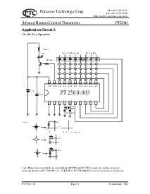 浏览型号PT2560的Datasheet PDF文件第13页