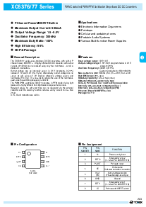浏览型号XC6377 Series的Datasheet PDF文件第1页