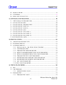 浏览型号W83977TF的Datasheet PDF文件第7页