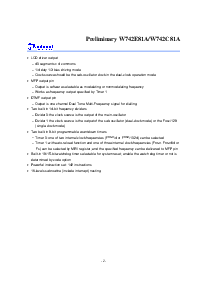 浏览型号W742E81A/W742C81A的Datasheet PDF文件第2页