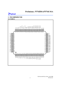 浏览型号W742E81A/W742C81A的Datasheet PDF文件第3页