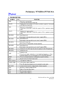 浏览型号W742E81A/W742C81A的Datasheet PDF文件第5页