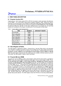 浏览型号W742E81A/W742C81A的Datasheet PDF文件第7页