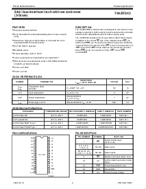 浏览型号74ABT843的Datasheet PDF文件第2页