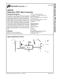 浏览型号LM3485的Datasheet PDF文件第1页