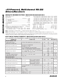 浏览型号MAX232AEPE 的Datasheet PDF文件第2页