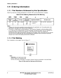 浏览型号MPC7451RXPXPND的Datasheet PDF文件第4页