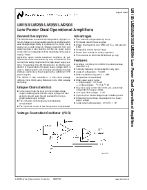 浏览型号LM158的Datasheet PDF文件第1页