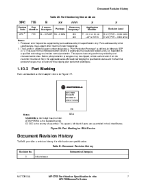 浏览型号XPC755BRX400TE的Datasheet PDF文件第7页