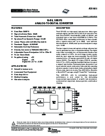 浏览型号ADS1605的Datasheet PDF文件第1页
