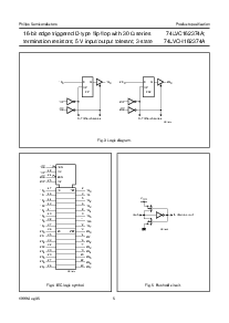 浏览型号74LVC162374A的Datasheet PDF文件第5页