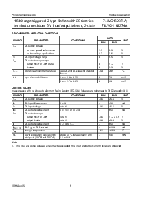 浏览型号74LVC162374A的Datasheet PDF文件第6页