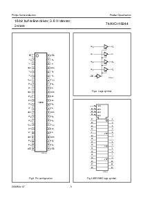 浏览型号74AVCH16244的Datasheet PDF文件第5页