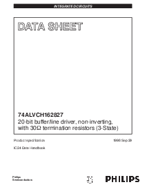 浏览型号74ALVCH162827的Datasheet PDF文件第1页