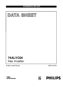 浏览型号74ALVC04的Datasheet PDF文件第1页