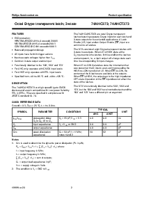浏览型号74AHC373的Datasheet PDF文件第2页