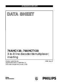 浏览型号74AHCT138的Datasheet PDF文件第1页
