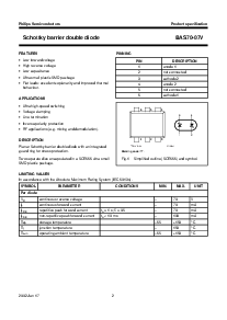 浏览型号BAS70-07V的Datasheet PDF文件第2页