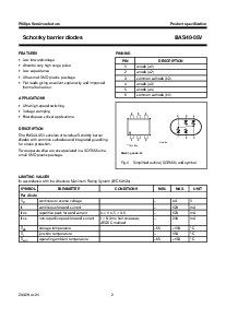 浏览型号BAS40-05V的Datasheet PDF文件第2页