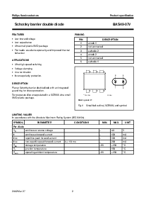 浏览型号BAS40-07V的Datasheet PDF文件第2页