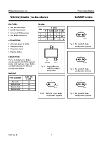 浏览型号BAS40W series的Datasheet PDF文件第2页