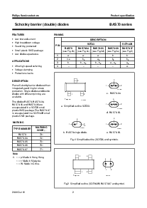 浏览型号BAS70 series的Datasheet PDF文件第2页