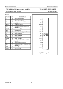 浏览型号TDA1562SD的Datasheet PDF文件第5页