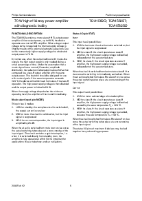 浏览型号TDA1562SD的Datasheet PDF文件第6页