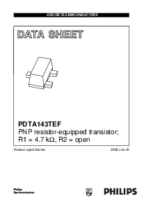 浏览型号PDTA143TEF的Datasheet PDF文件第1页