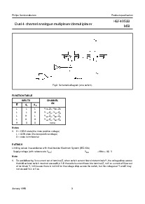 浏览型号HEF4052B的Datasheet PDF文件第3页