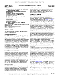 浏览型号ADSP-21535的Datasheet PDF文件第2页