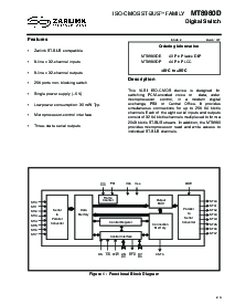 浏览型号MT8980D的Datasheet PDF文件第1页