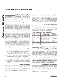 浏览型号MAX3880EVKIT的Datasheet PDF文件第2页