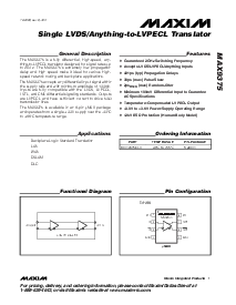 浏览型号MAX9375的Datasheet PDF文件第1页