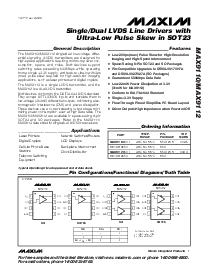 浏览型号MAX9110的Datasheet PDF文件第1页